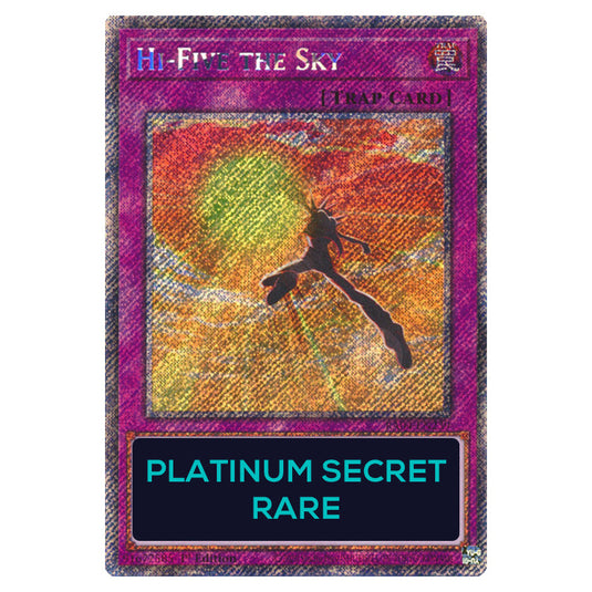 Hi-Five the Sky RA04-EN239-PSR card from the Yu-Gi-Oh! set Quarter Century Stampede