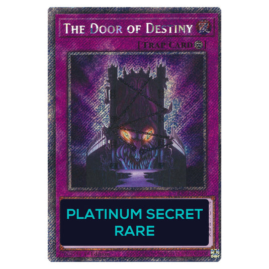 The Door of Destiny RA04-EN240-PSR card from the Yu-Gi-Oh! set Quarter Century Stampede