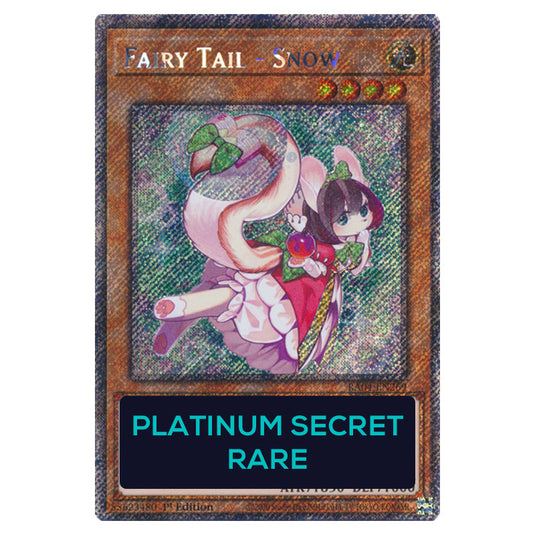 Fairy Tail - Snow RA04-EN269-PSR card from the Yu-Gi-Oh! set Quarter Century Stampede
