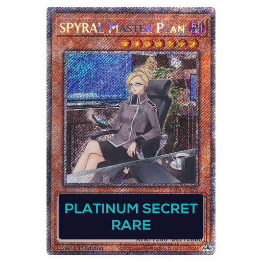 SPYRAL Master Plan RA04-EN276-PSR card from the Yu-Gi-Oh! set Quarter Century Stampede