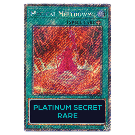 Magical Meltdown RA04-EN280-PSR card from the Yu-Gi-Oh! set Quarter Century Stampede