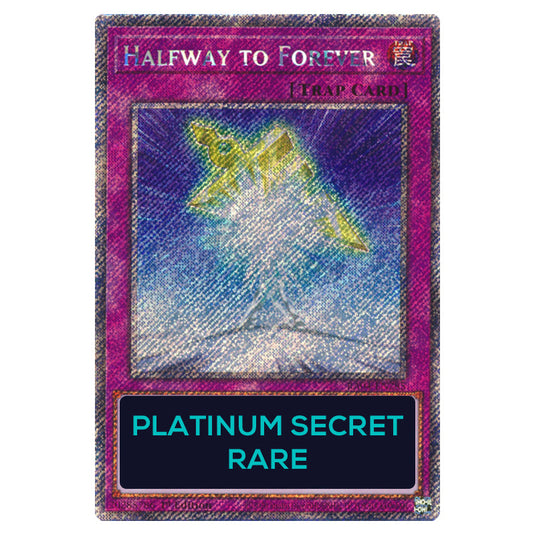 Halfway to Forever RA04-EN285-PSR card from the Yu-Gi-Oh! set Quarter Century Stampede