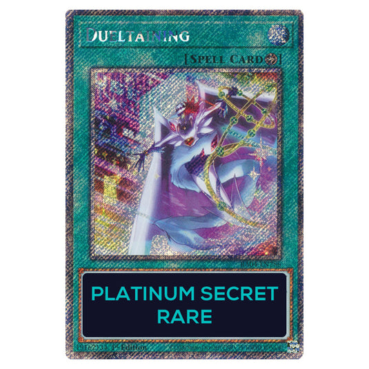 Dueltaining RA04-EN286-PSR card from the Yu-Gi-Oh! set Quarter Century Stampede