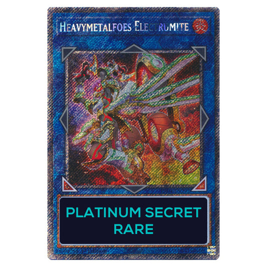 Heavymetalfoes Electrumite RA04-EN292-PSR card from the Yu-Gi-Oh! set Quarter Century Stampede
