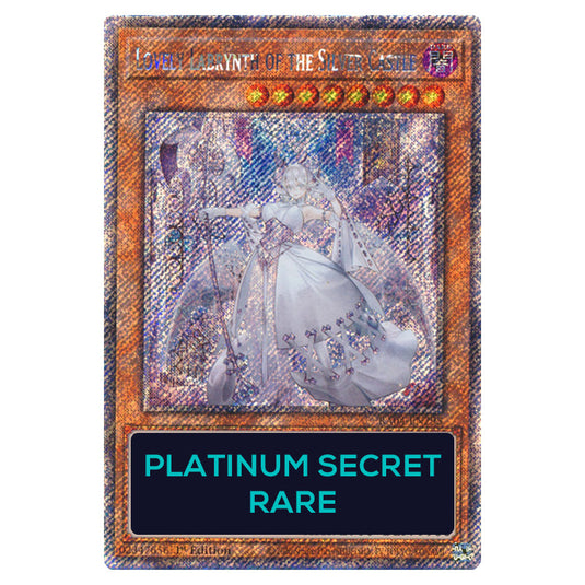 Lovely Labrynth of the Silver Castle RA04-EN295-PSR card from the Yu-Gi-Oh! set Quarter Century Stampede
