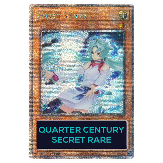 Effect Veiler (New Artwork) RA04-EN004-QCSR card from the Yu-Gi-Oh! set Quarter Century Stampede