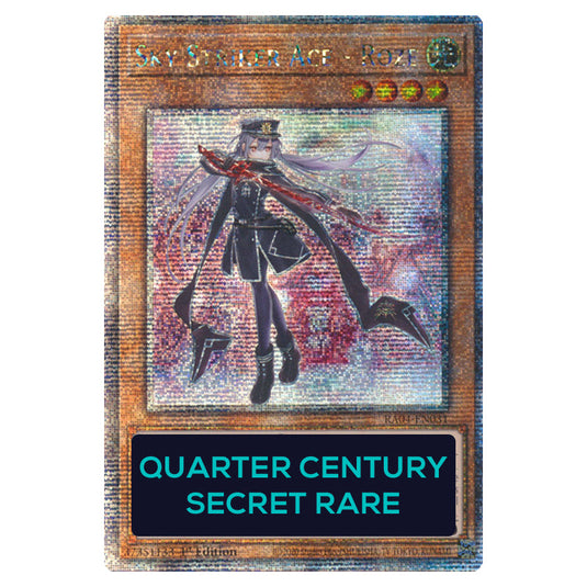 Sky Striker Ace - Roze RA04-EN031-QCSR card from the Yu-Gi-Oh! set Quarter Century Stampede
