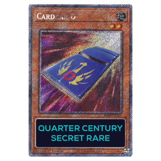 Cardcar D RA04-EN181-QCSR card from the Yu-Gi-Oh! set Quarter Century Stampede