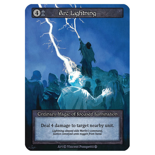 Arc Lightning  card from the Sorcery: Contested Realm set Arthurian Legends