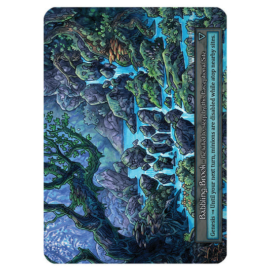 Babbling Brook  card from the Sorcery: Contested Realm set Arthurian Legends