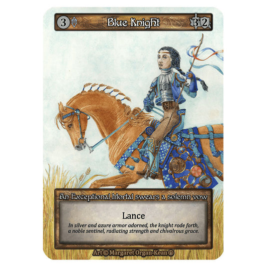 Blue Knight  card from the Sorcery: Contested Realm set Arthurian Legends