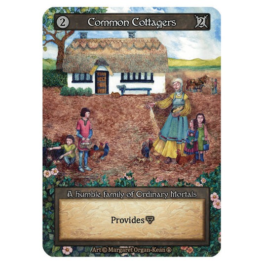 Common Cottagers   card from the Sorcery: Contested Realm set Arthurian Legends