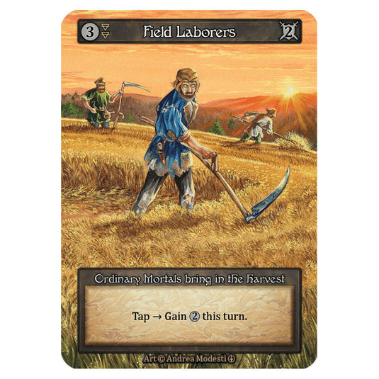 Field Laborers  card from the Sorcery: Contested Realm set Arthurian Legends