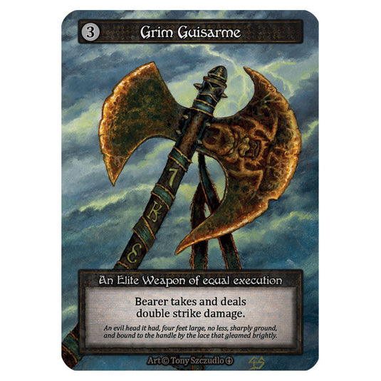 Grim Guisarme  card from the Sorcery: Contested Realm set Arthurian Legends