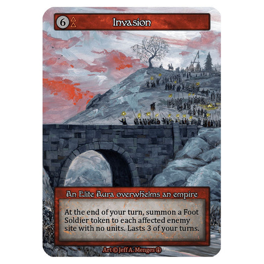 Invasion  card from the Sorcery: Contested Realm set Arthurian Legends