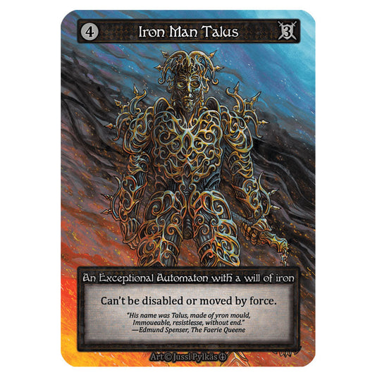 Iron Man Talus  card from the Sorcery: Contested Realm set Arthurian Legends