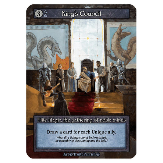 King's Council  card from the Sorcery: Contested Realm set Arthurian Legends