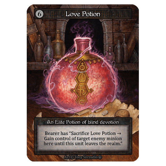 Love Potion  card from the Sorcery: Contested Realm set Arthurian Legends