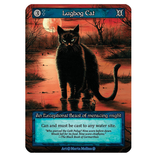 Lugbog Cat  card from the Sorcery: Contested Realm set Arthurian Legends