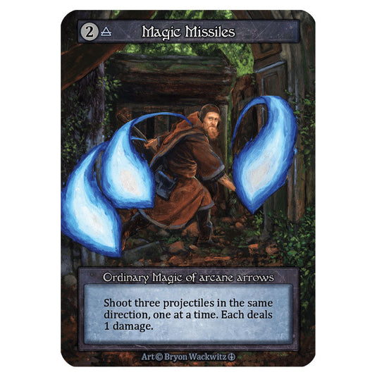 Magic Missiles  card from the Sorcery: Contested Realm set Arthurian Legends