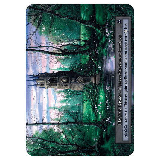 Merlin's Tower  card from the Sorcery: Contested Realm set Arthurian Legends