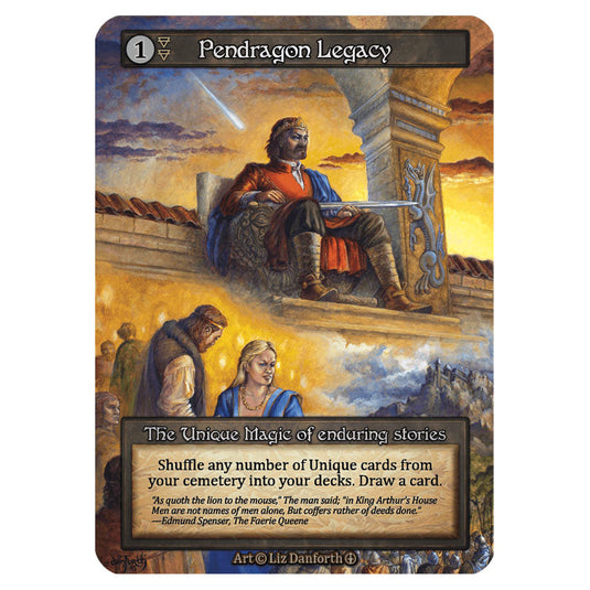 Pendragon Legacy  card from the Sorcery: Contested Realm set Arthurian Legends