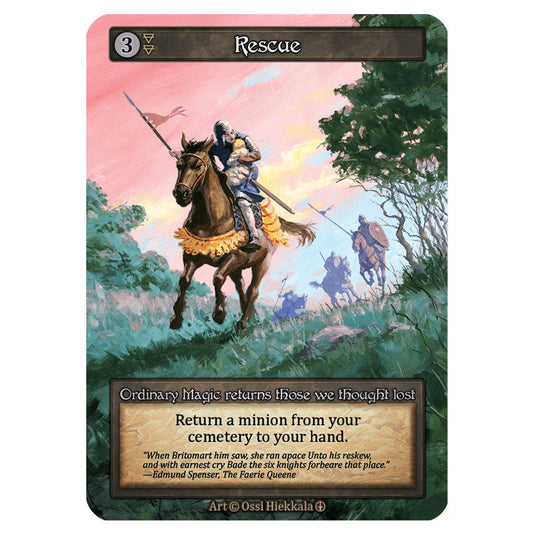 Rescue  card from the Sorcery: Contested Realm set Arthurian Legends