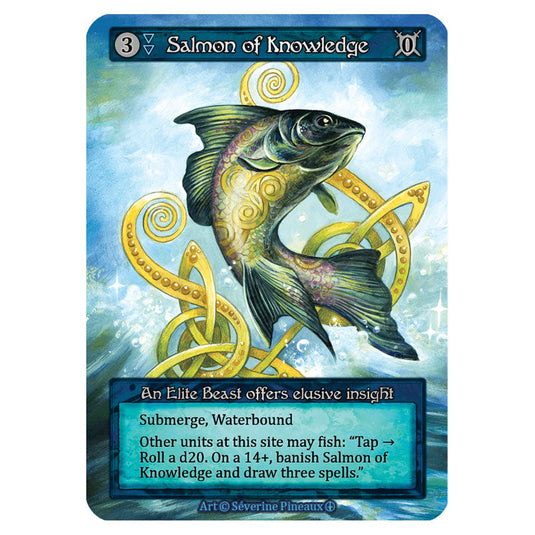 Salmon of Knowledge  card from the Sorcery: Contested Realm set Arthurian Legends