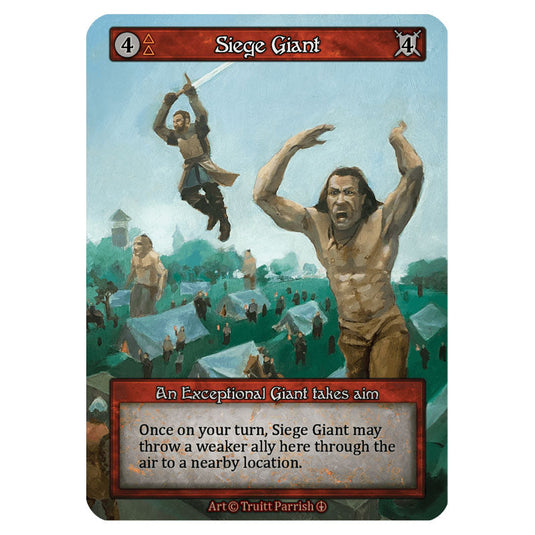 Siege Giant  card from the Sorcery: Contested Realm set Arthurian Legends