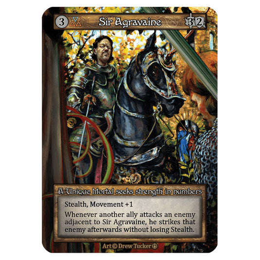 Sir Agravaine  card from the Sorcery: Contested Realm set Arthurian Legends