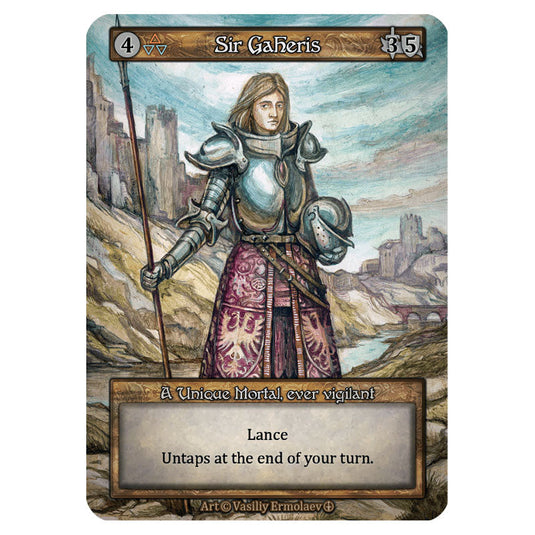 Sir Gaheris  card from the Sorcery: Contested Realm set Arthurian Legends