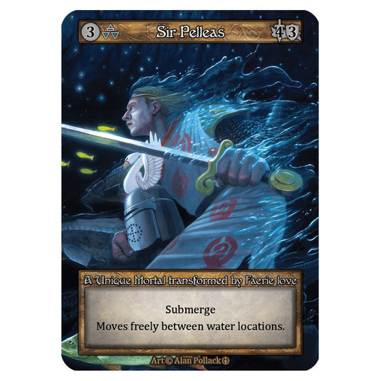 Sir Pelleas  card from the Sorcery: Contested Realm set Arthurian Legends