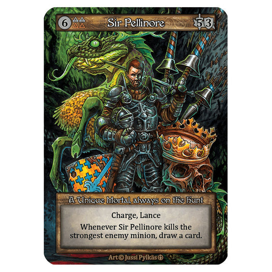 Sir Pellinore  card from the Sorcery: Contested Realm set Arthurian Legends