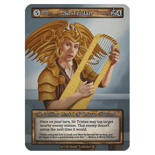 Sir Tristan  card from the Sorcery: Contested Realm set Arthurian Legends