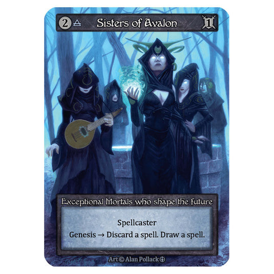 Sisters of Avalon  card from the Sorcery: Contested Realm set Arthurian Legends