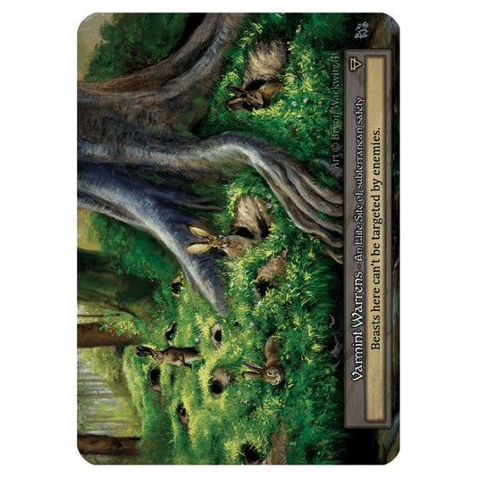 Varmint Warrens  card from the Sorcery: Contested Realm set Arthurian Legends