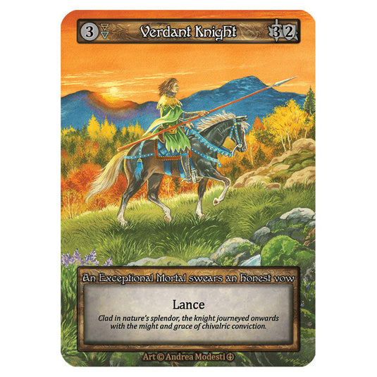 Verdant Knight  card from the Sorcery: Contested Realm set Arthurian Legends