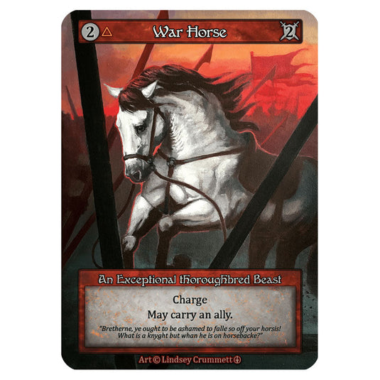 War Horse   card from the Sorcery: Contested Realm set Arthurian Legends