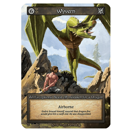 Wyvern  card from the Sorcery: Contested Realm set Arthurian Legends