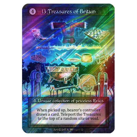 13 Treasures of Britain FOIL card from the Sorcery: Contested Realm set Arthurian Legends