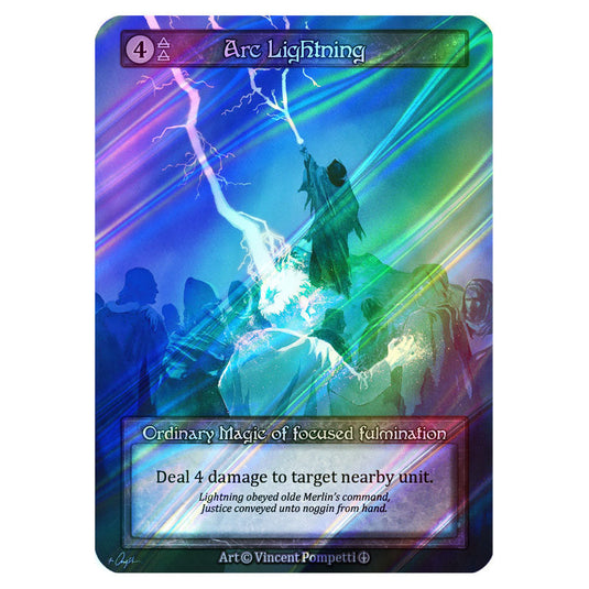 Arc Lightning FOIL card from the Sorcery: Contested Realm set Arthurian Legends