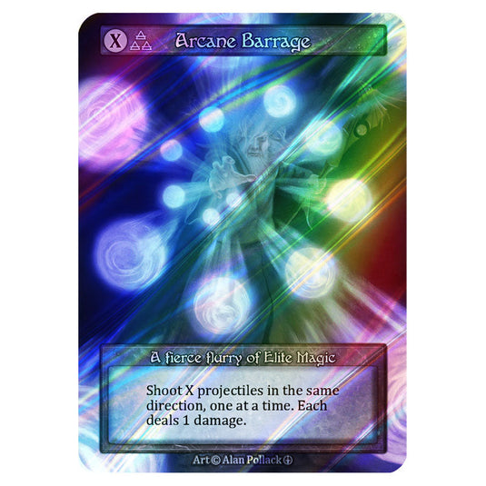 Arcane Barrage FOIL card from the Sorcery: Contested Realm set Arthurian Legends