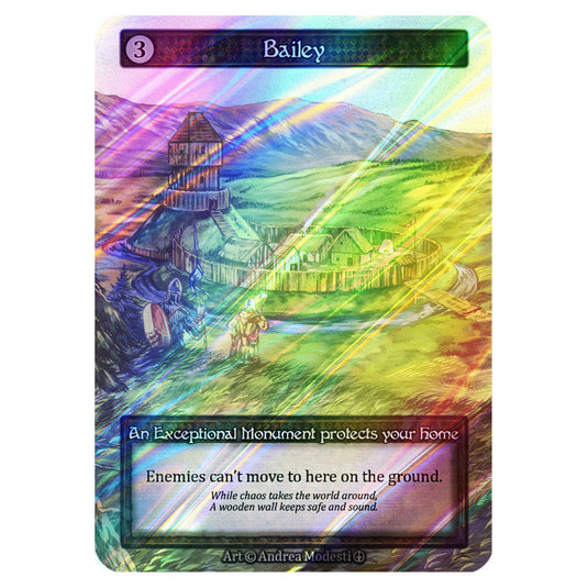 Bailey FOIL card from the Sorcery: Contested Realm set Arthurian Legends