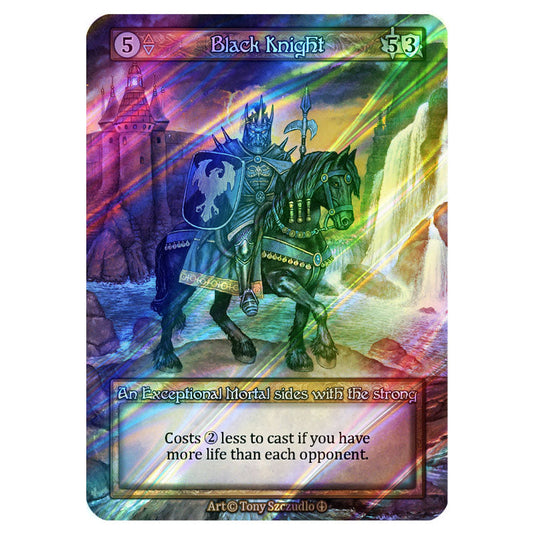 Black Knight  FOIL card from the Sorcery: Contested Realm set Arthurian Legends