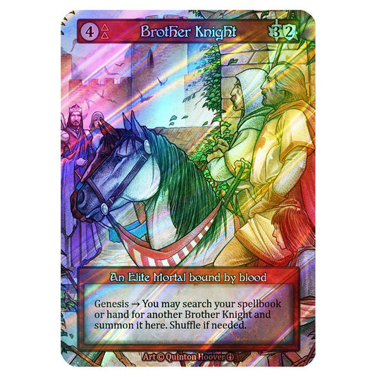 Brother Knight FOIL card from the Sorcery: Contested Realm set Arthurian Legends