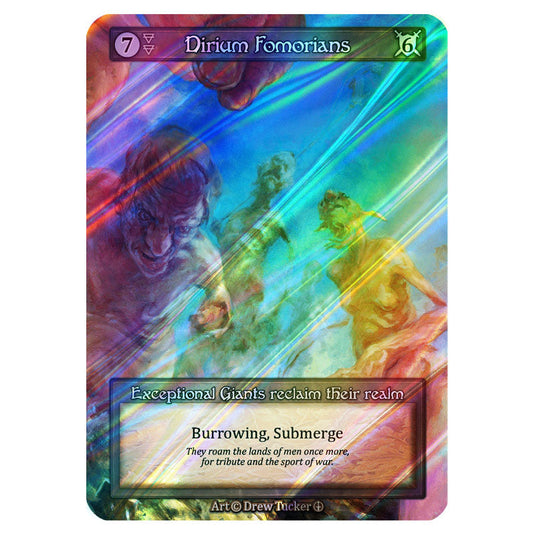 Dirium Fomorians FOIL card from the Sorcery: Contested Realm set Arthurian Legends