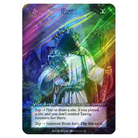 Druid FOIL card from the Sorcery: Contested Realm set Arthurian Legends