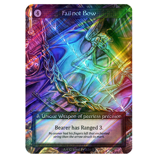 Fail-not Bow FOIL card from the Sorcery: Contested Realm set Arthurian Legends