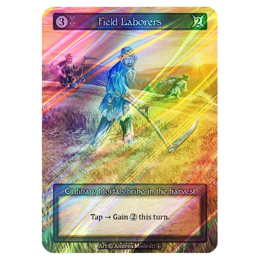 Field Laborers FOIL card from the Sorcery: Contested Realm set Arthurian Legends