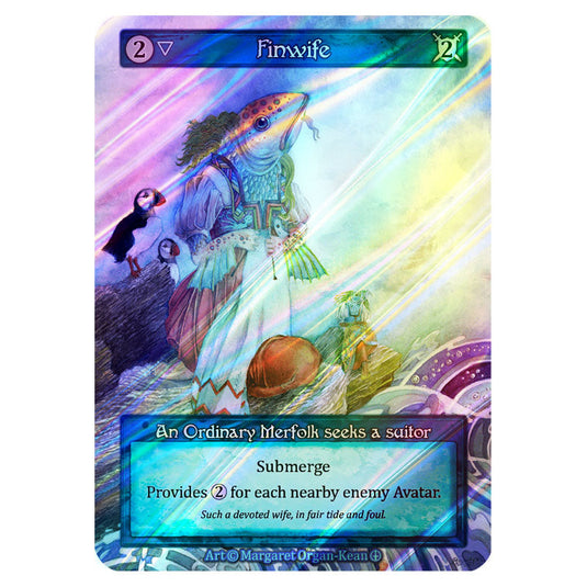 Finwife FOIL card from the Sorcery: Contested Realm set Arthurian Legends